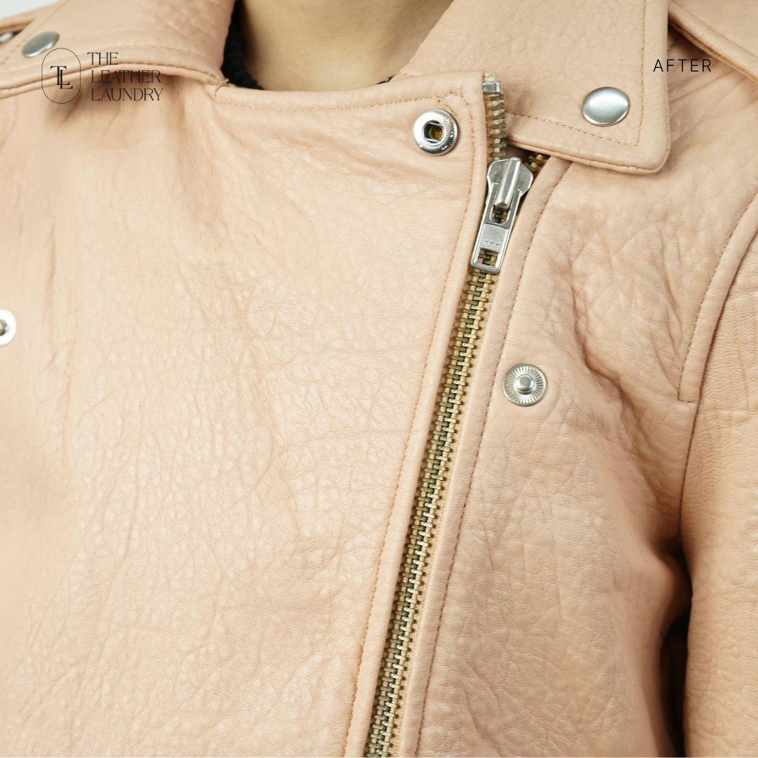 leather jacket polishing 