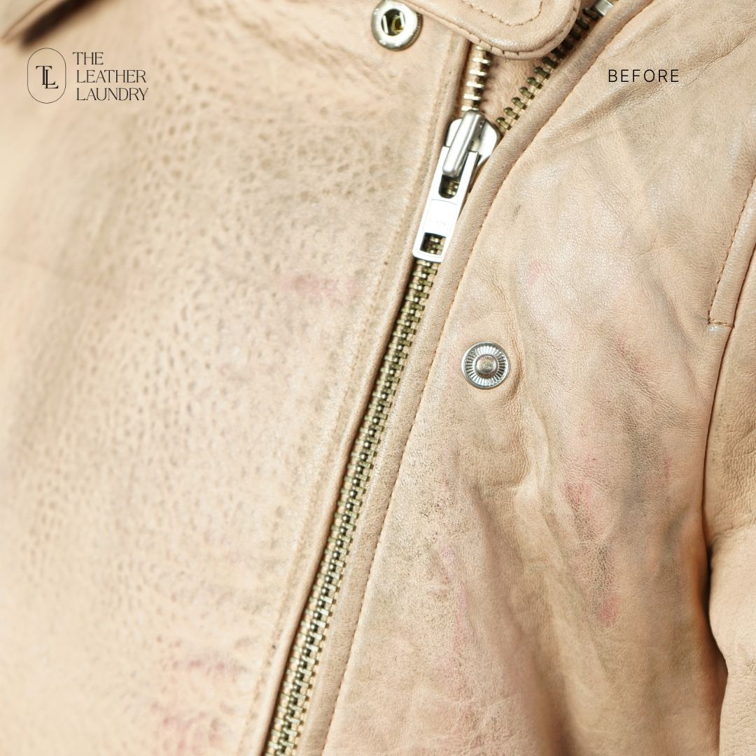 leather jacket polishing 