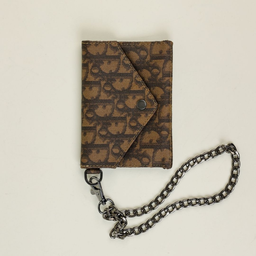 upcycled card wallet